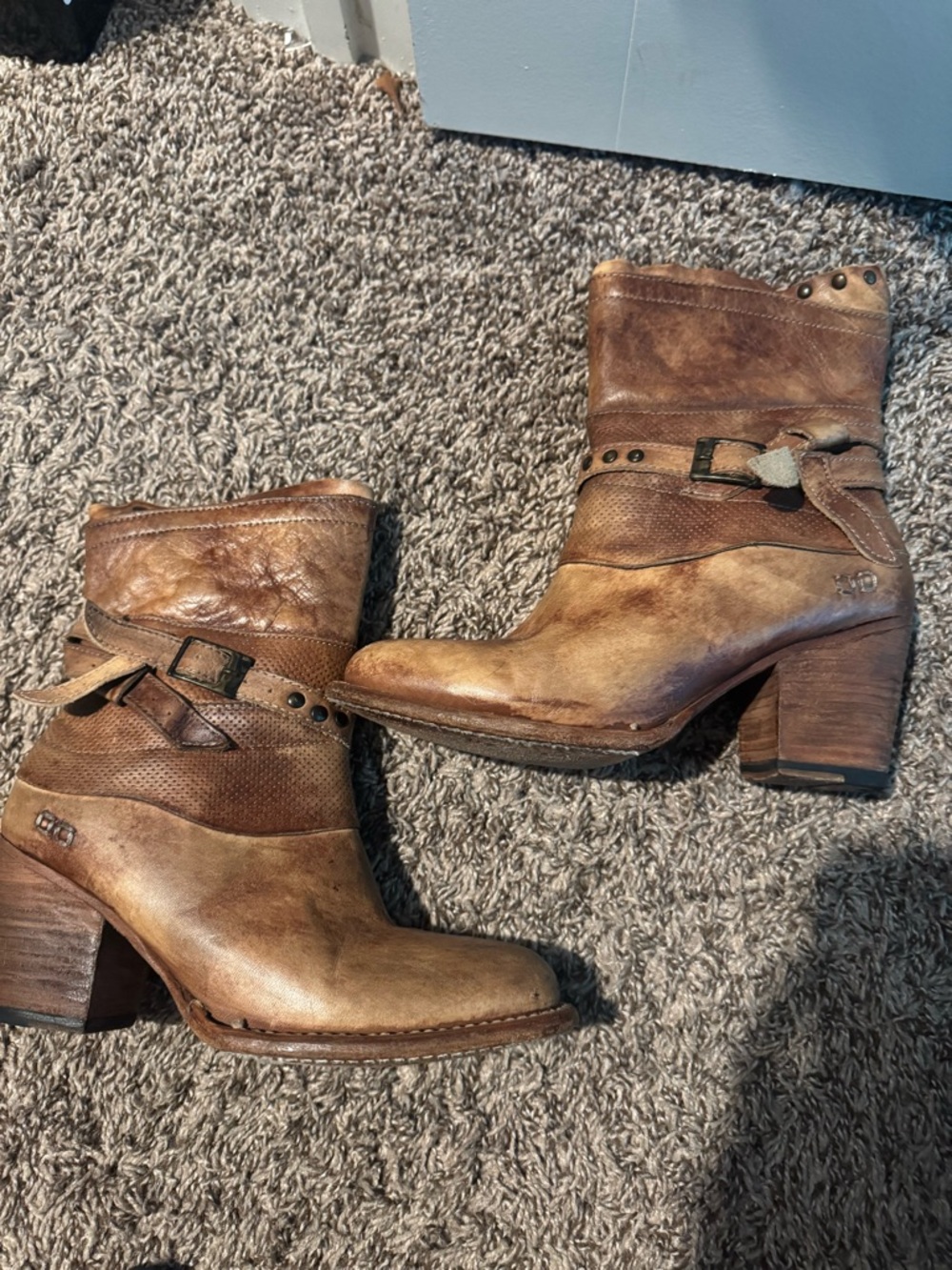 Bed Stu Women's Rowdy Leather Booties 8.5 - Picture 2 of 6